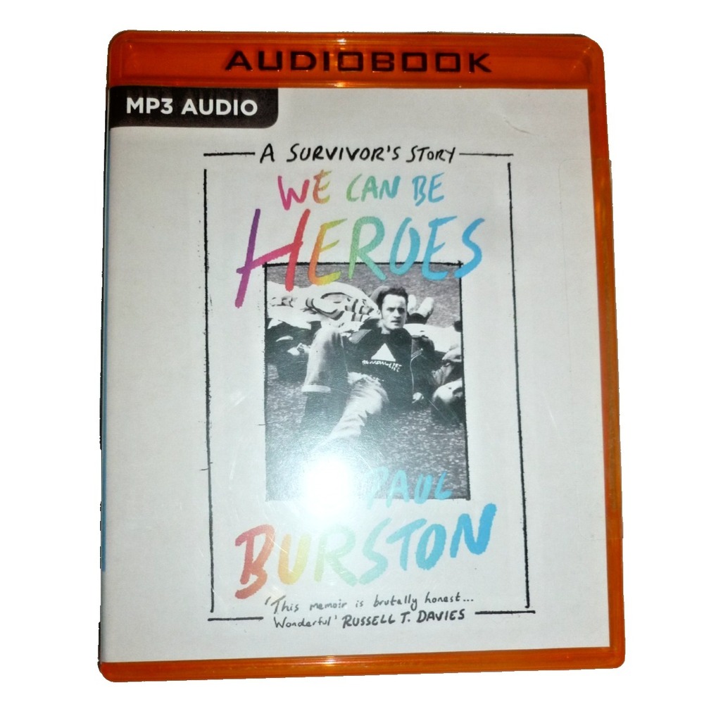 We Can Be Heroes Paul Burston MP3 CD Audiobook LGBTQ Memoir Unabridged 2023